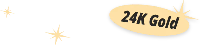 24k gold badge